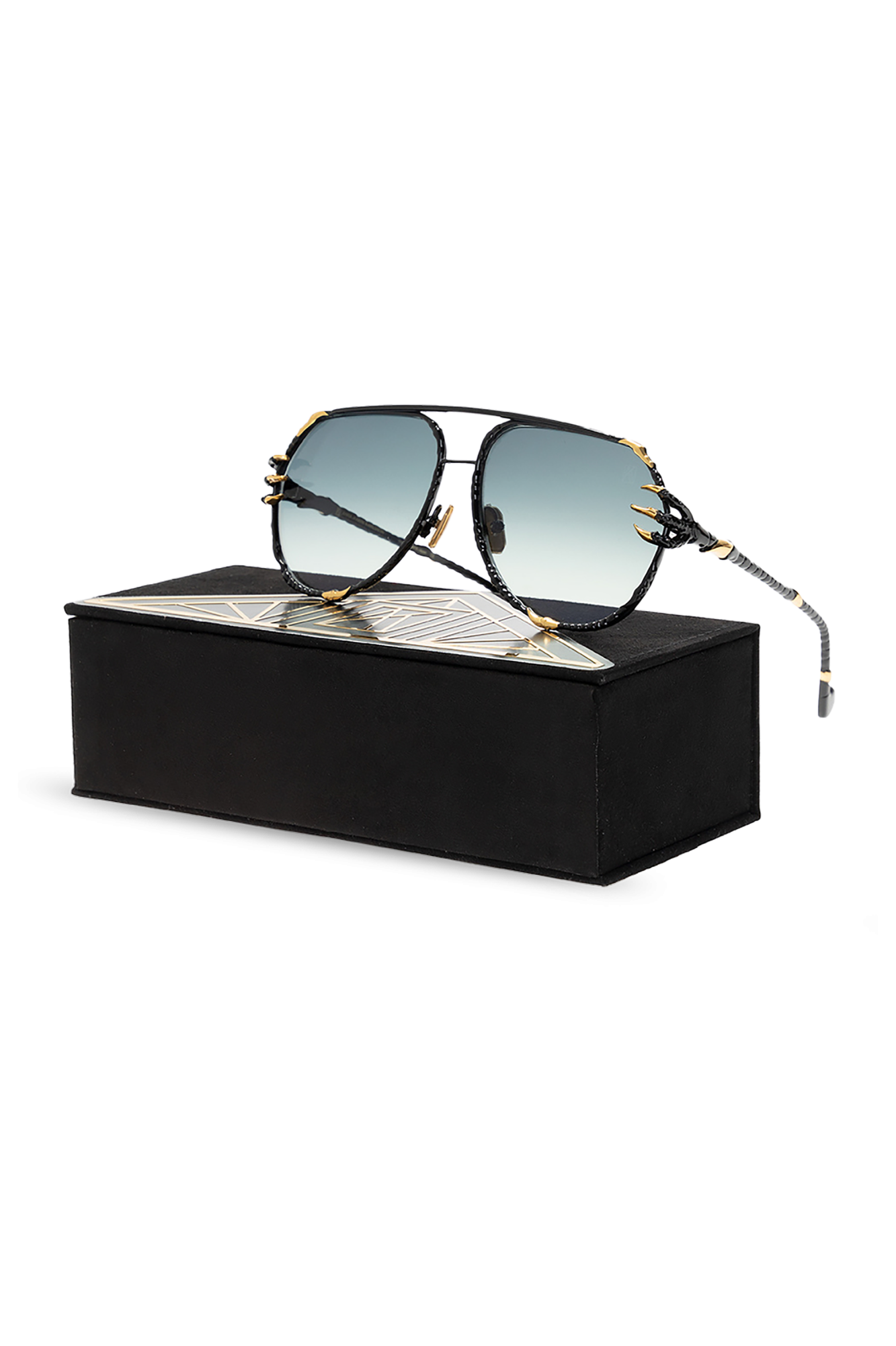関送込＊Anna-KarinKarlsson＊キャット ブラック サングラス Black 'The Claw & The Moon' sunglasses Anna Karin Karlsson